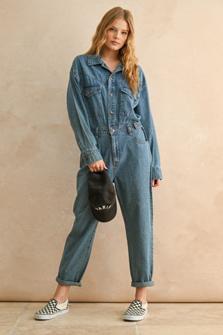 The Riverwalk Denim Jumpsuit
