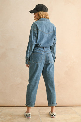 The Riverwalk Denim Jumpsuit