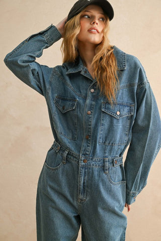 The Riverwalk Denim Jumpsuit