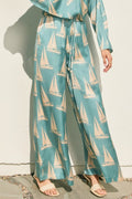Coastal Reverie Looped Belt Pants