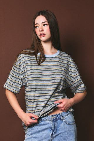 Weekend Stripe Tee