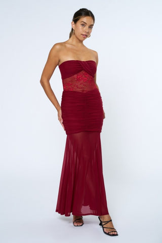 Under the Mistletoe Maxi Dress