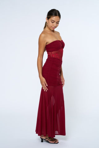Under the Mistletoe Maxi Dress