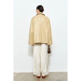 Georgine Relaxed Faux Leather Jacket