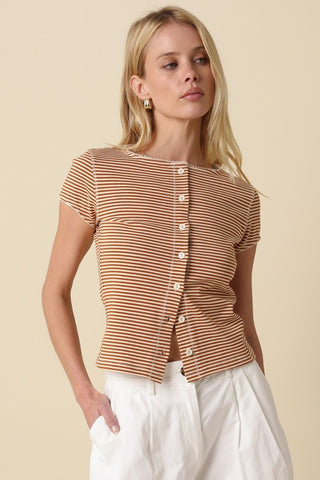 Monroe Stripe Top