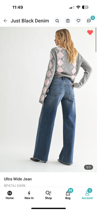The Downtown Ultra Wide Jean