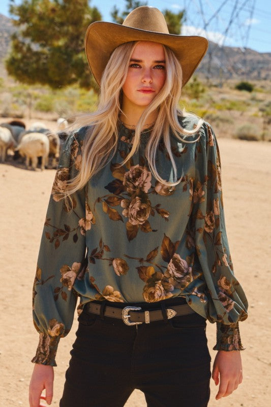 The Sagebrush Bloom Blouse