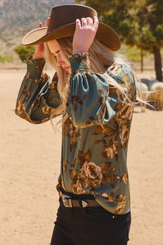 The Sagebrush Bloom Blouse