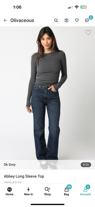 Abbey Long Sleeve Top