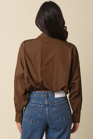 Brooki Collared Bodysuit