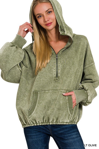 The Mountain Mist Half-Zip Hoodie