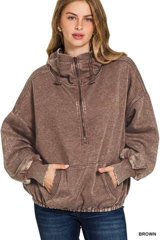 The Mountain Mist Half-Zip Hoodie