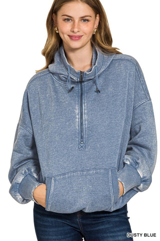 The Mountain Mist Half-Zip Hoodie