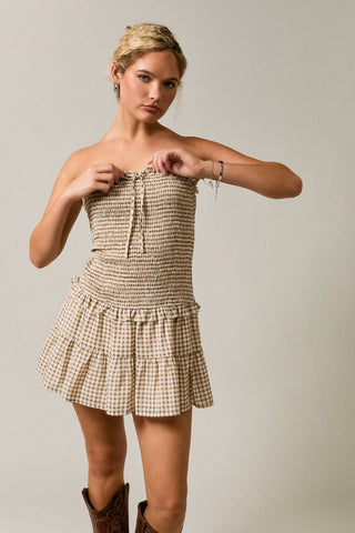 Prairie Check Dress