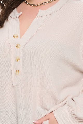 Sandstone Ease Henley Top