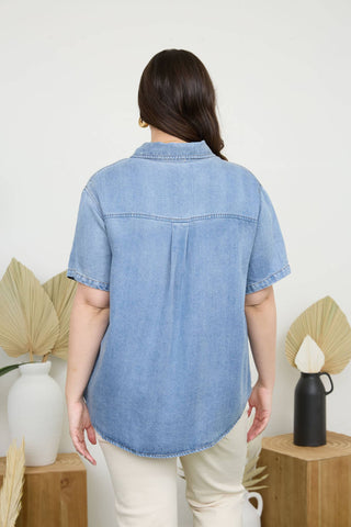 Beth Denim Top
