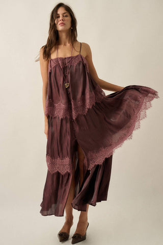 Plum Lace Affair
