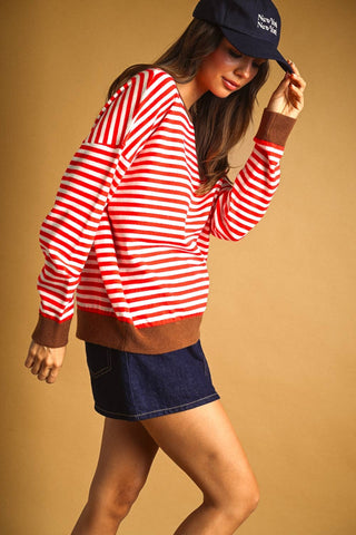 Cranberry Market Stripe