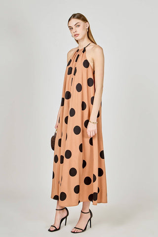 The Amélie Dot Halter Maxi