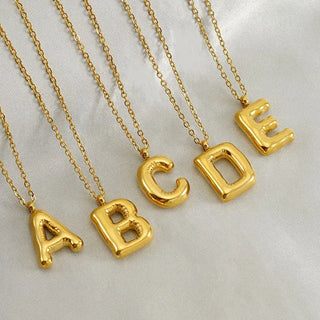 The Bubble Initial Necklace