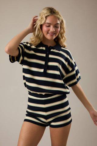 Nautical Knit Romper