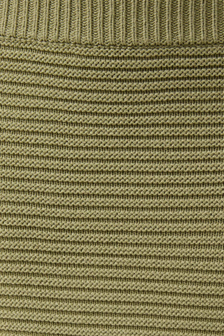Matcha Luxe Ribbed Midi Skirt