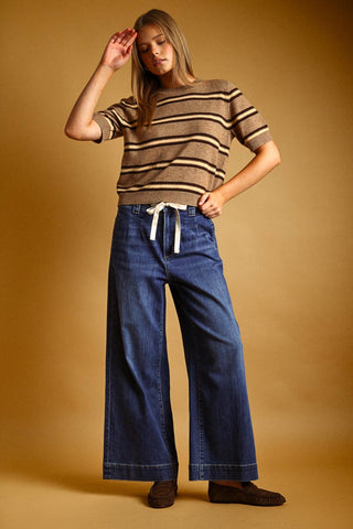 Latte Stripe Knit