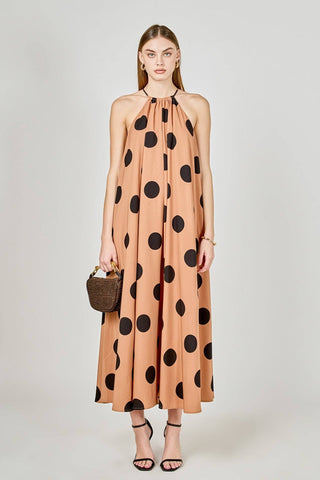 The Amélie Dot Halter Maxi