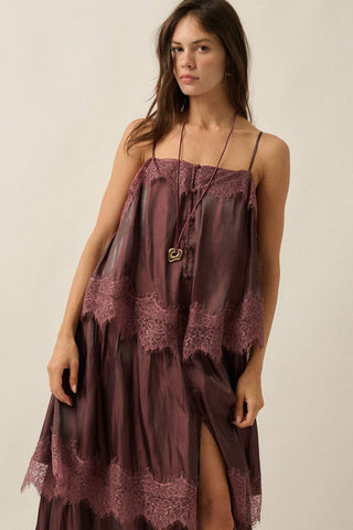 Plum Lace Affair