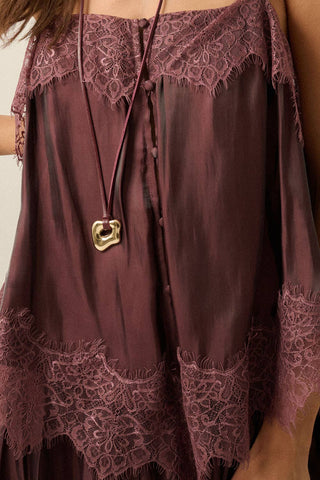 Plum Lace Affair