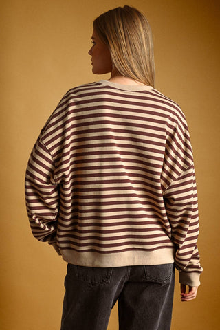 Cinnamon Stripe Sweater