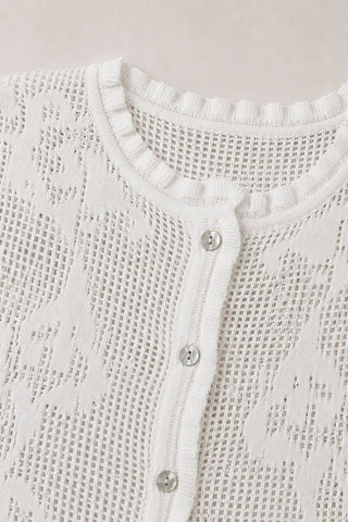 Ivory Blossom Cardigan