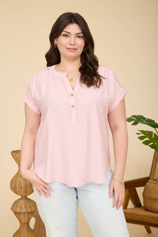 The Everly Blush Top