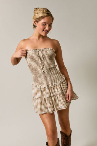 Prairie Check Dress