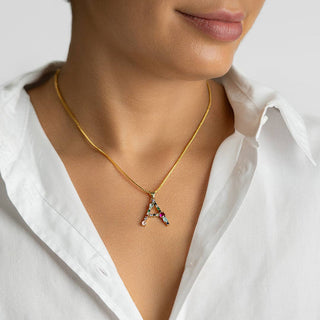Aurora Initial Necklace