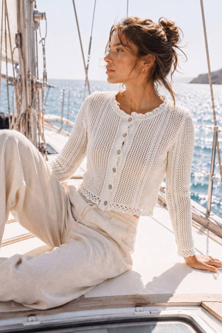 Coastal Pearl Cardigan