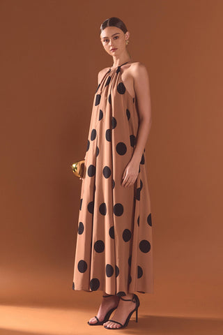The Amélie Dot Halter Maxi