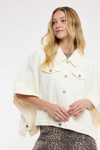 Driftwood Denim Poncho