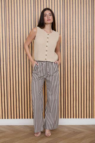 The Hampton Knit Button Vest