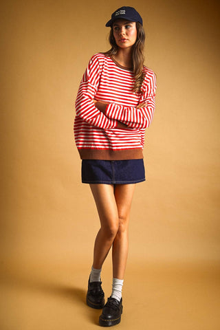 Cranberry Market Stripe